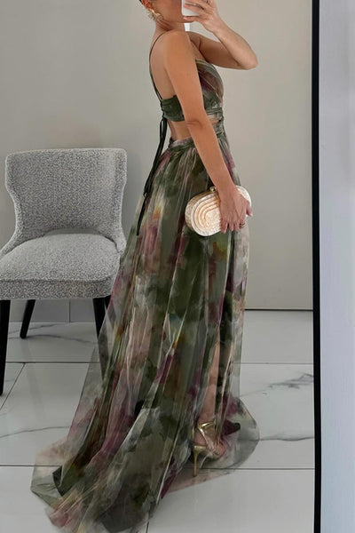 Mirelda™ – Robe longue à fleurs