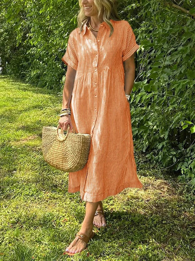 Auriane™ – Robe maxi estivale élégante