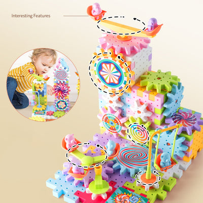 GearPlay™ – Construction Montessori créative et amusante avec puissance rotative !