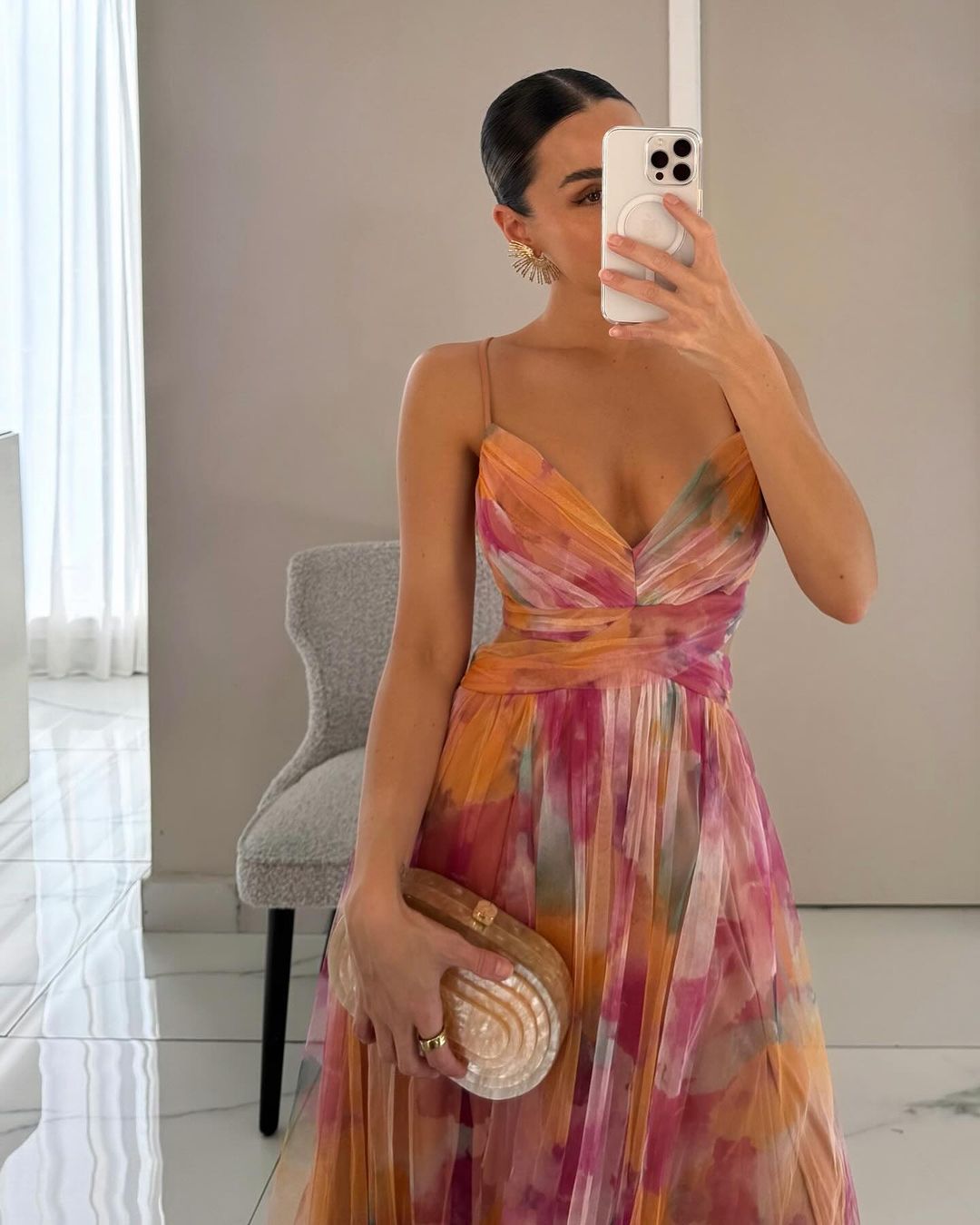 Mirelda™ – Robe longue à fleurs