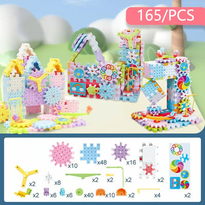 GearPlay™ – Construction Montessori créative et amusante avec puissance rotative !