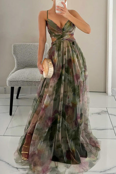 Mirelda™ – Robe longue à fleurs