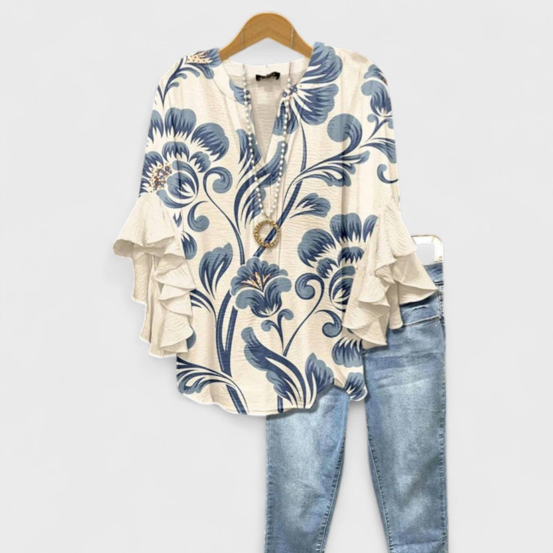 Blanc Bleu / 4XL