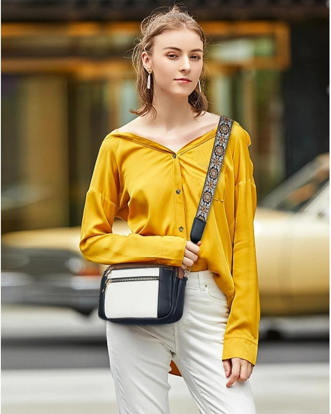 Seraphina™ | Sac à bandoulière élégant avec compartiments pratiques