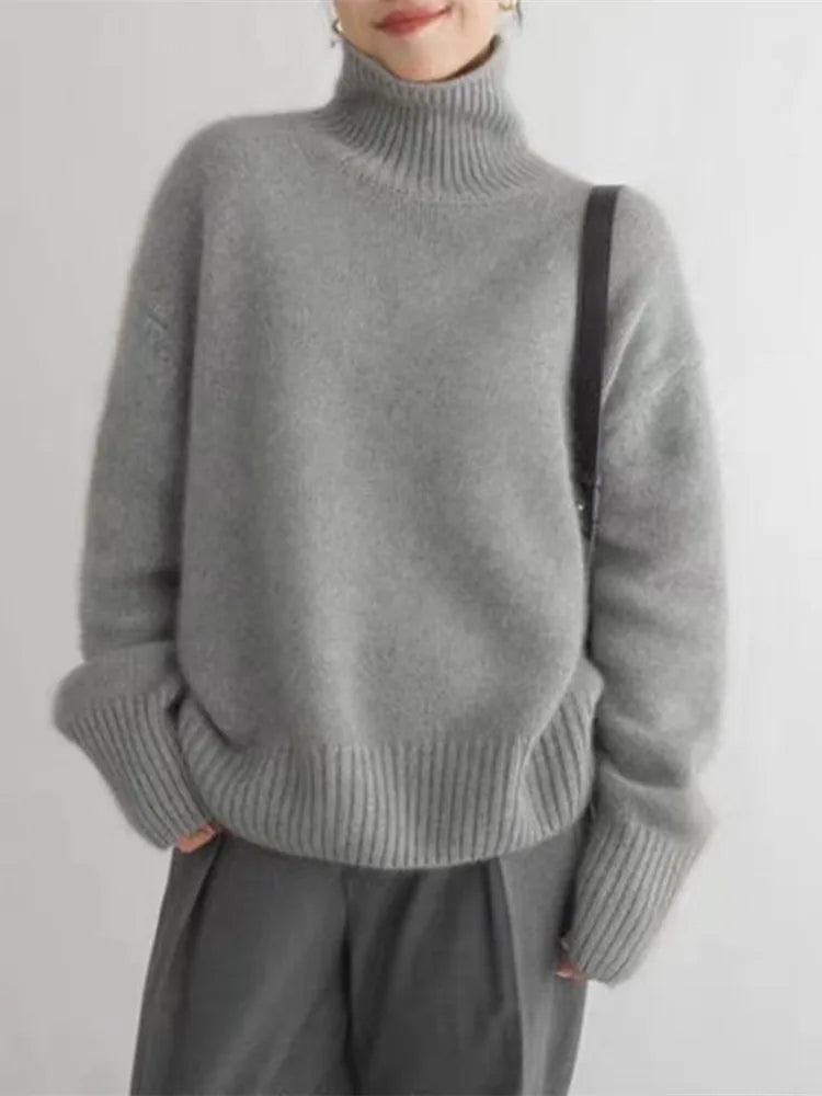 Elysanne™ - Pull à col montant