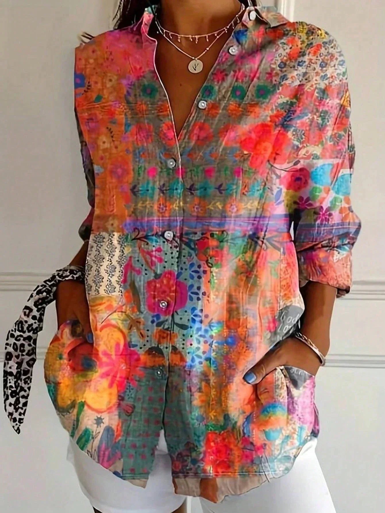 Selvine™ - Coloré blouse