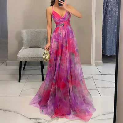 Mirelda™ – Robe longue à fleurs
