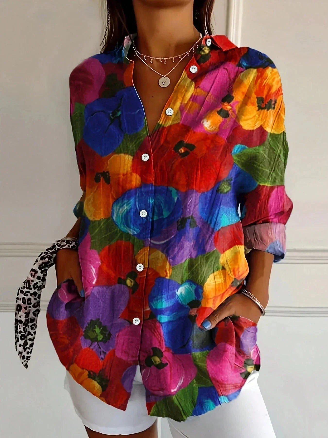 Selvine™ - Coloré blouse