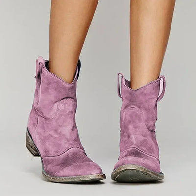 Klara™ -  Bottes de cowboy style vintage