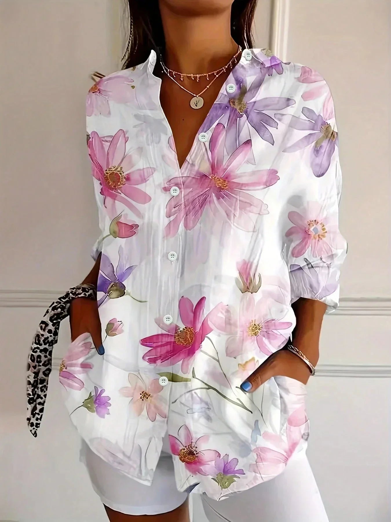 Selvine™ - Coloré blouse