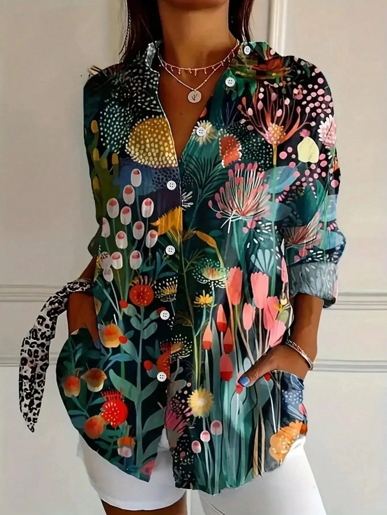 Selvine™ - Coloré blouse