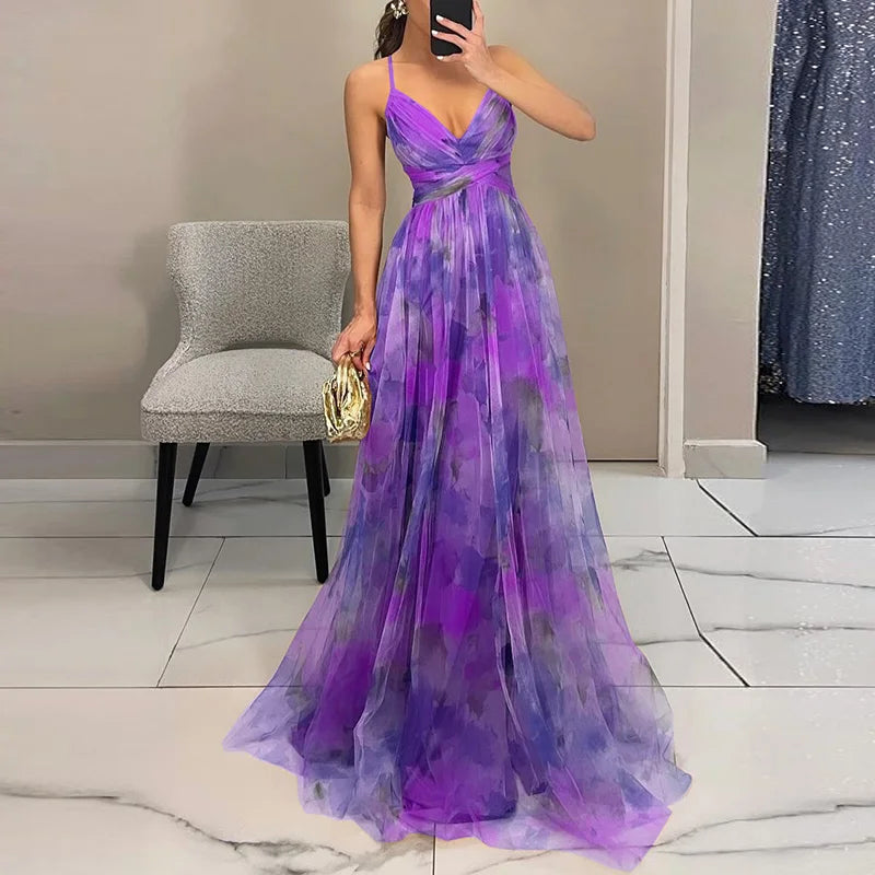 Mirelda™ – Robe longue à fleurs