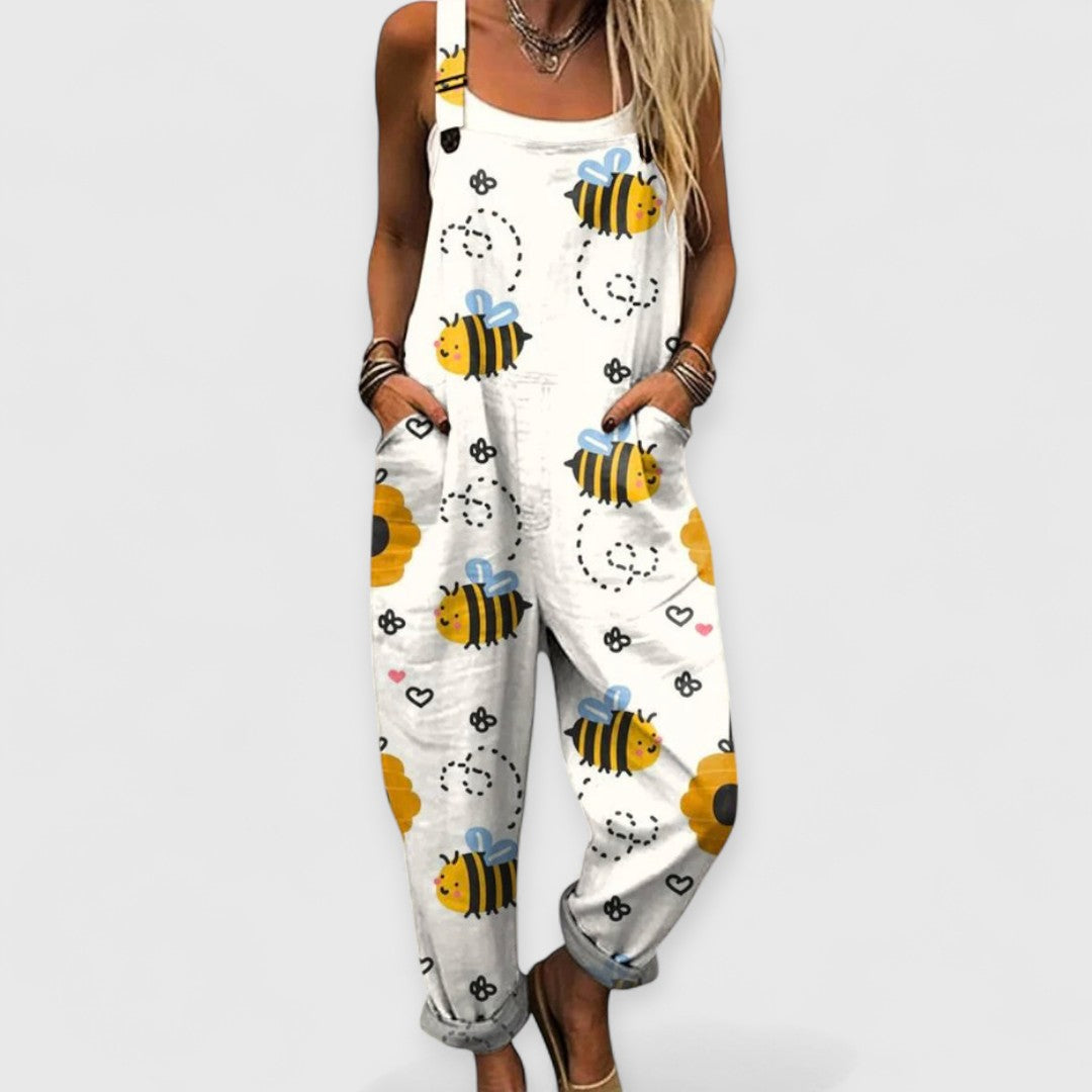 Blanc avec des abeilles / 5XL
