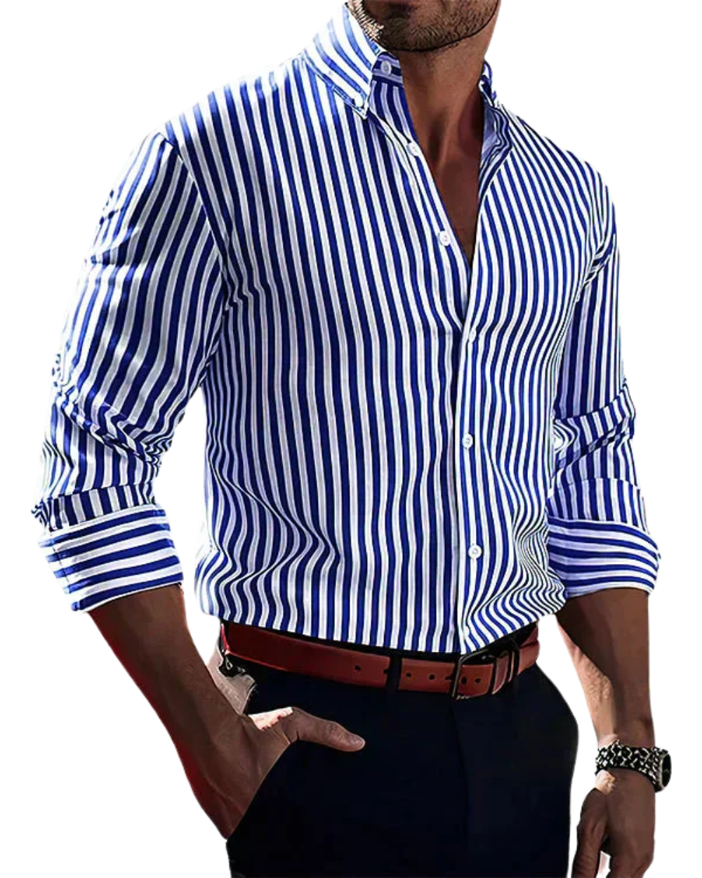 Dorian™ - Chemise rayée élégante