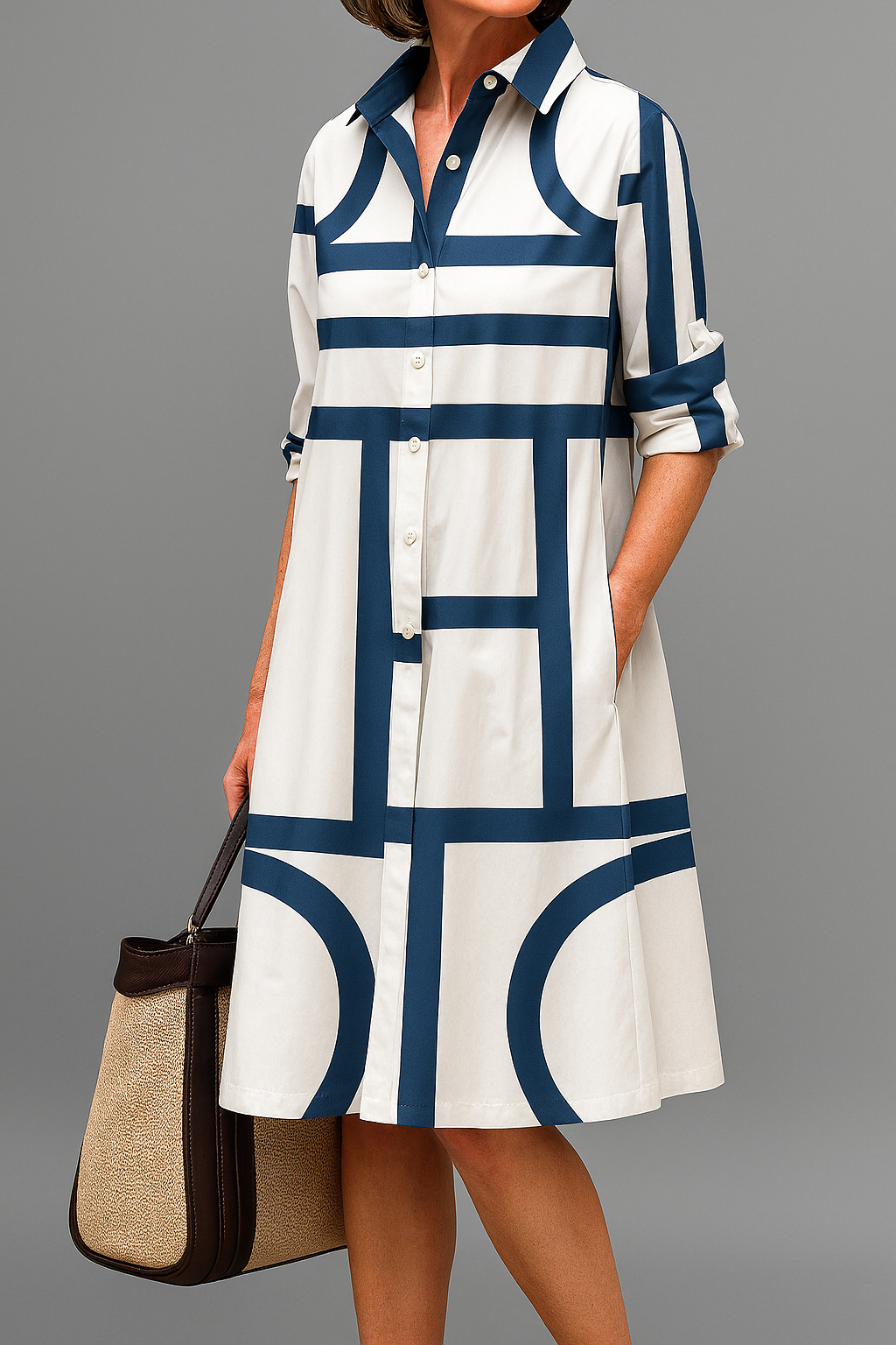 Orielle™ - Robe midi élégante pour un style sans effort
