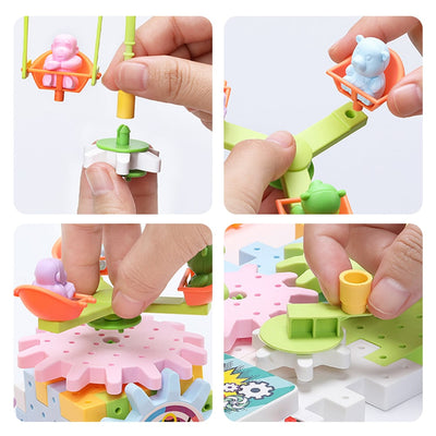 GearPlay™ – Construction Montessori créative et amusante avec puissance rotative !